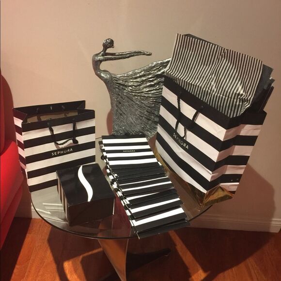 Sephora Handbags - Sephora bags, box & tissues.